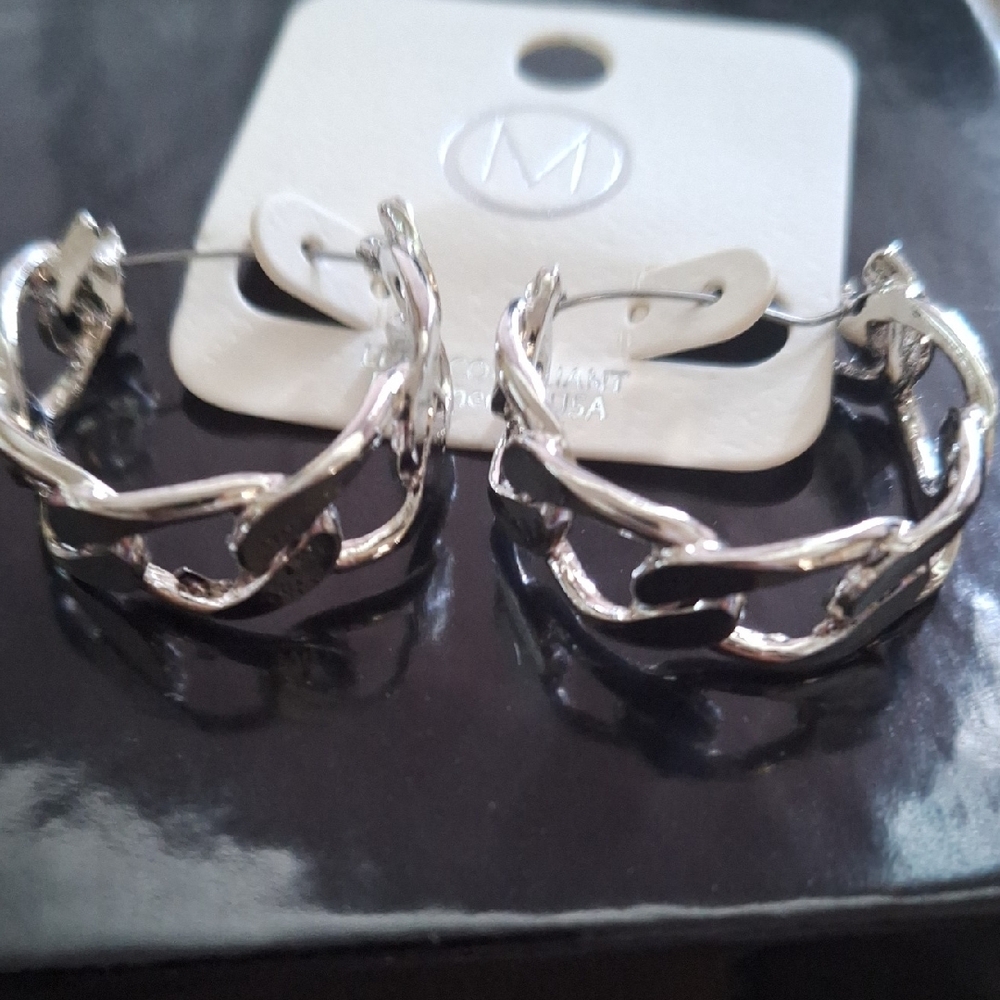 Silver Hoop Earrings